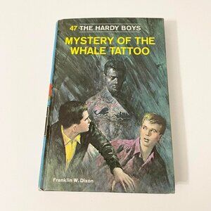 Vintage 1968 Hardy Boys No 47 Mystery of The Whale Tattoo by Franklin W Dixon